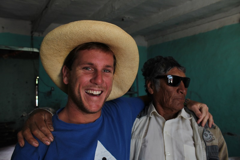 con un paisano del pueblo de otuzco 1