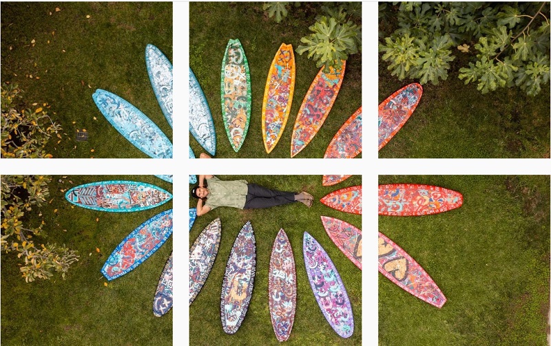 Alex Silver surf art