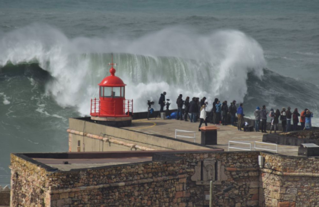 la ola de Nazaré