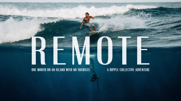 isla remota, surf y supervivencia