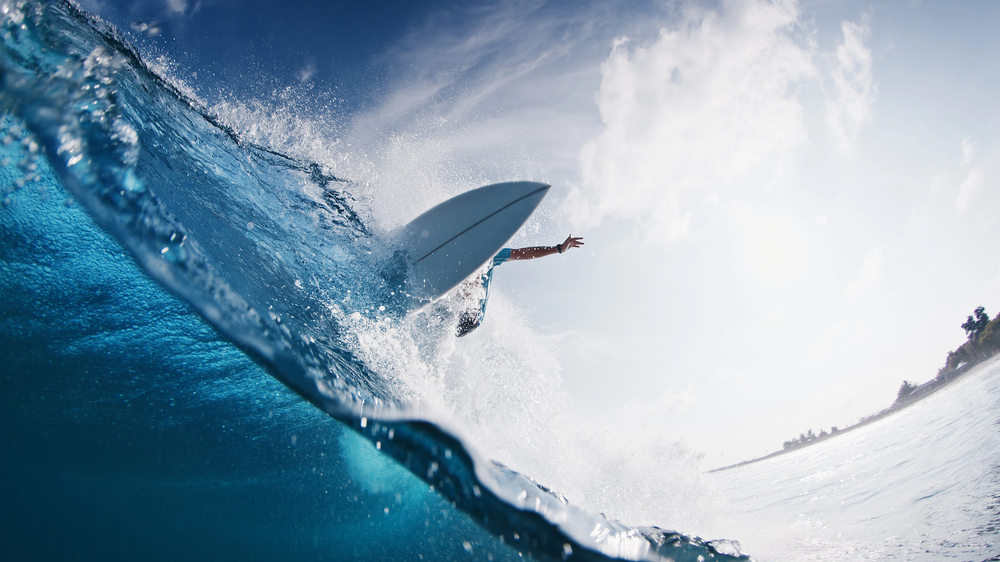 surf y olas