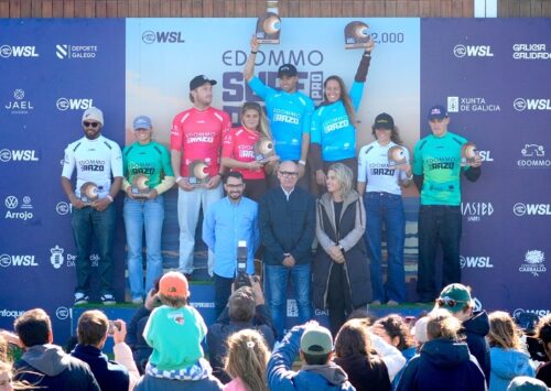 ARIANE OCHOA Y YAGO DOMÍNGUEZ CONQUISTAN EL EDOMMO SURF PRO RAZO 2026